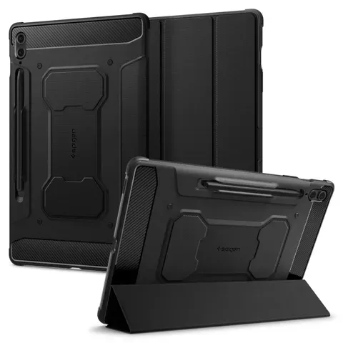 Etui Spigen Rugged Armor ”Pro” do Samsung Galaxy Tab S9 FE+ Plus 12.4 X610 / X616B Black