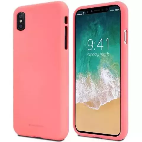 Etui na telefon Mercury Soft do iPhone 13 różowy/pink