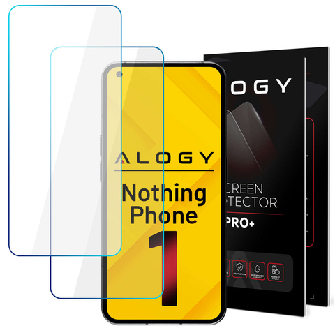 Szkło x2 hartowane 9H Alogy ochrona na ekran do Nothing Phone 1